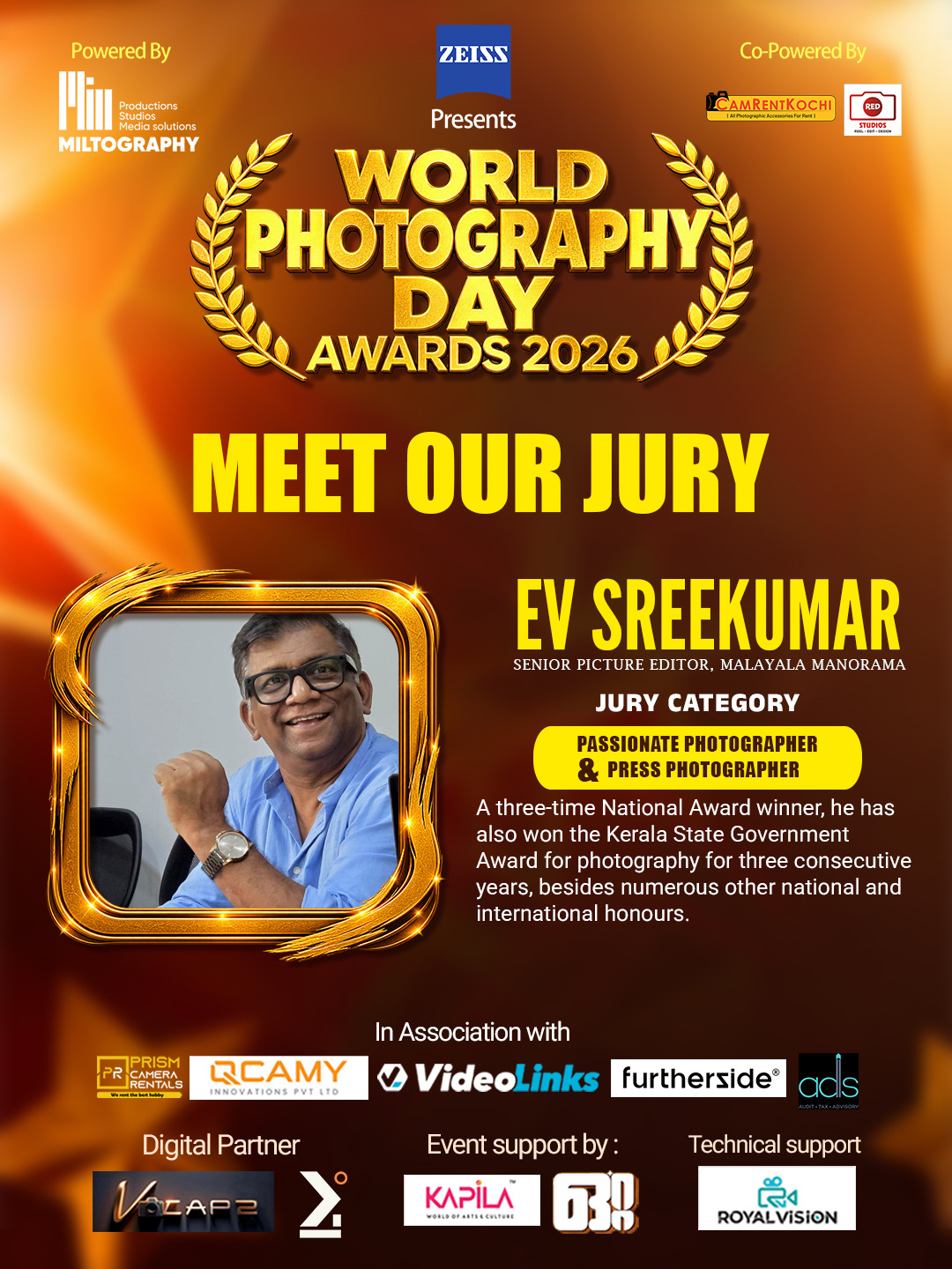 EV Sreekumar — Jury