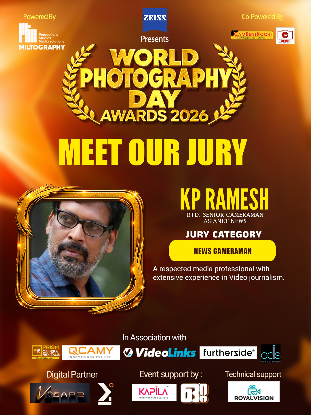 KP Ramesh — Jury