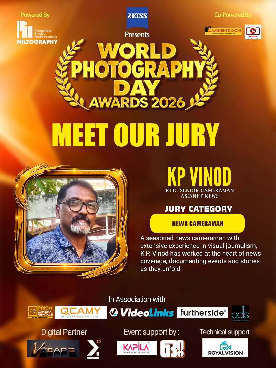 KP Vinod — Jury